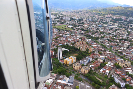 Vigilancia aérea fortaleció la seguridad durante elección de Consejos de Juventud 