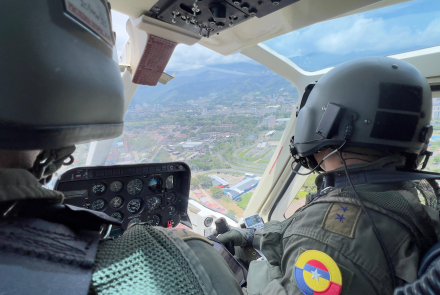 Operaciones aéreas fortalecen la seguridad vial en el Tolima, Huila y Cundinamarca