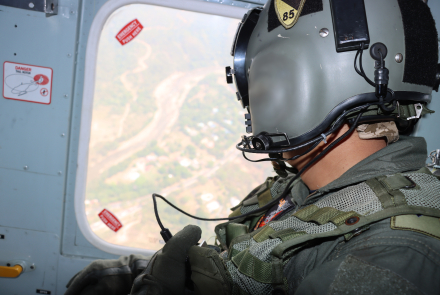 54 misiones aéreas de vigilancia brindaron seguridad en tres departamentos