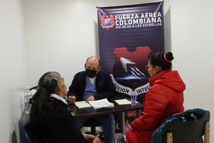 Actividad de Asistencia Médica y Humanitaria gratuita en Sutamarchán, Boyacá