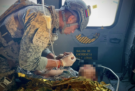 Compleja maniobra aérea para salvar un soldado herido en Anorí, Antioquia