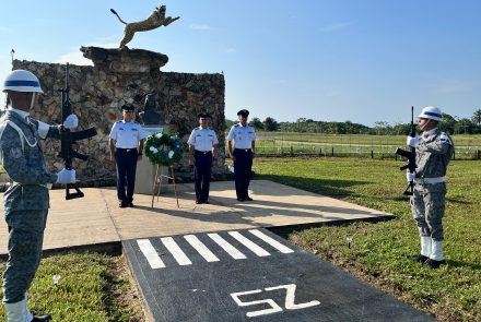 Desde la Amazonía se conmemoró 106 años de soberanía y servicio aéreo