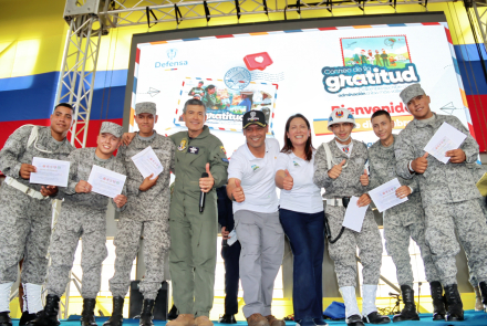 Correo de la Gratitud: Colombia rinde homenaje a la Fuerza Pública