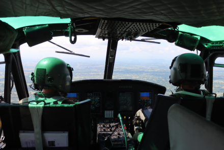 Operaciones aéreas refuerzan la seguridad en Huila, Tolima y Cundinamarca