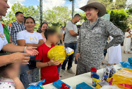 Se adelantó la navidad en la vereda Bella Suiza de Villavicencio