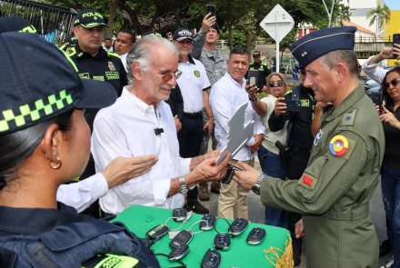 Nuevos vehículos potenciarán la capacidad operacional en el departamento del Atlántico