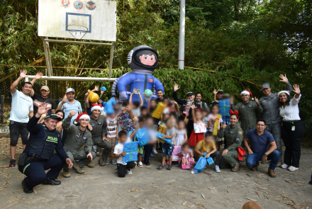 Operación Gratitud llevó Navidad, esperanza y sonrisas a comunidades del Magdalena Medio