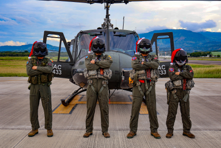 Operaciones aéreas y terrestres fortalecen seguridad ciudadana durante el puente de velitas