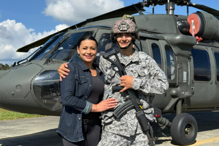 Un reencuentro que tocó el corazón de nuestros soldados