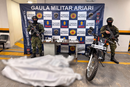 Grupo extorsionista en Meta fue debilitado por operación de las Fuerzas Militares