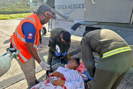 Respuesta aeromédica oportuna facilitó atención especializada en San Andrés