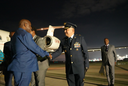 Recibimiento del Presidente de Burundi asistente al Foro CELAC–África 2026