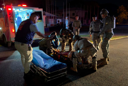 Rescate aéreo permitió evacuar un hombre herido en Carmen de Apicalá