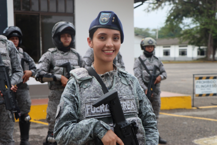 Teniente Sierra: mujer valiente al servicio de la nación