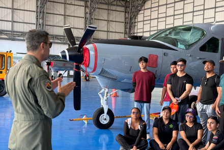 Una experiencia que acerca a los jóvenes al sueño aeroespacial