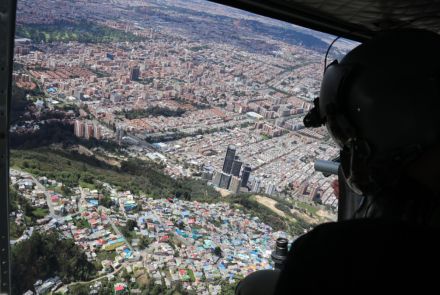 Desde el aire reforzamos seguridad del “Plan éxodo” en Bogotá
