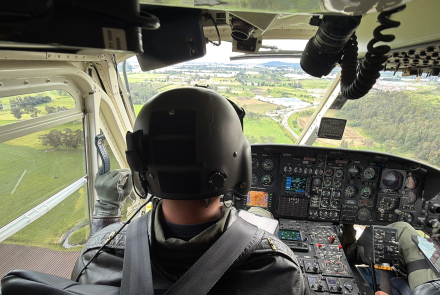 Comando Aéreo de Mantenimiento fortalece Plan Democracia en Sabana de Occidente