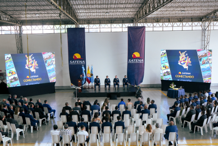 SATENA celebró en Medellín sus 64 años con el Twin Otter serie 1.000 como símbolo de su legado y expansión