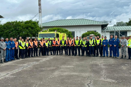 Futuros bomberos entrenaron en escenarios de alta exigencia