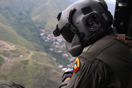 Fuerza Aeroespacial Colombiana fortalece la seguridad electoral en el suroccidente colombiano
