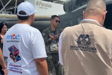 Capacidades aéreas respaldan la seguridad y el normal desarrollo de la jornada electoral