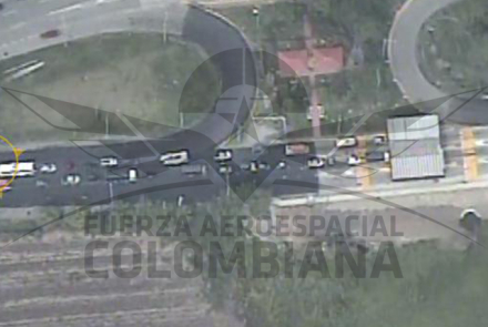 Sobrevuelo fortalece monitoreo de movilidad y orden público durante Plan Democracia