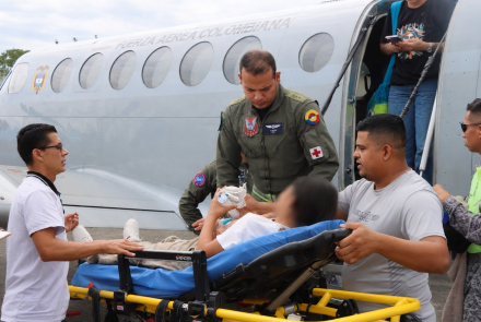 Traslado aeromédico facilita atención prioritaria a menor en el Meta