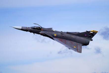 Aeronaves Kfir reforzaron la seguridad en tres departamentos durante la jornada mundialista  