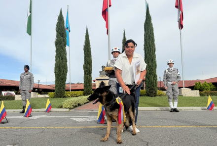 Dimatea, heroína de cuatro patas, inicia su retiro tras servir a Colombia