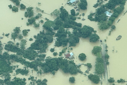 Capacidades aéreas apoyan evaluación de emergencia por lluvias en Casanare