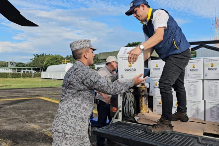 Misión aérea llevó ayuda humanitaria a La Salina, Casanare