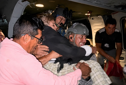 El ‘Ángel’ rescató a 20 personas en El Dorado, Meta