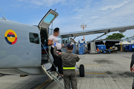 Traslado aeromédico desde Providencia facilitó atención prioritaria para mujer gestante