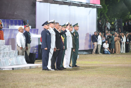 La Fuerza Aeroespacial engalanó la ceremonia de reconocimiento de mando presidencial