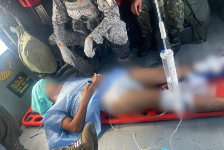 Traslado en helicóptero salvó vida de adolescente herido por explosivo en Tibú 