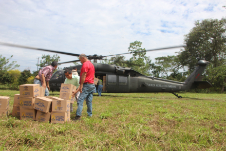 Asistencia Humanitaria fue transportada a municipios aislados en Meta
