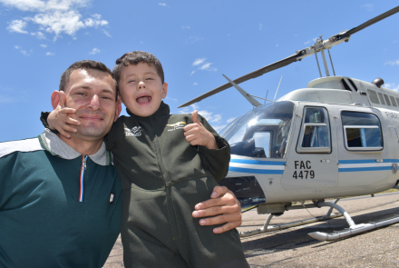 De un helicóptero de cartón a un vuelo real sobre Cúcuta