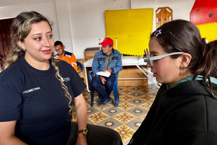 Comunidad de Guasca fue beneficiada por la FAC con una jornada de salud visual