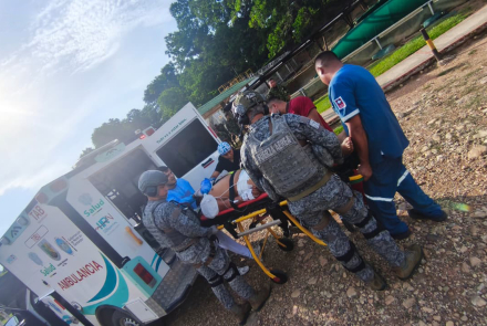 Hombre herido en Tibú fue evacuado en misión aeromédica hacia Cúcuta