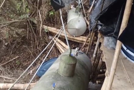 Ubicado laboratorio ilegal para procesar cocaína en Taminango, Nariño