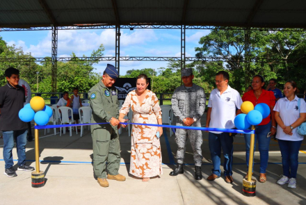 Colegio en Villavicencio fue remodelado gracias a corazones de la Fuerza Aérea 