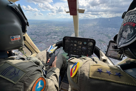 Sobrevuelo para verificación de protestas en el Meta