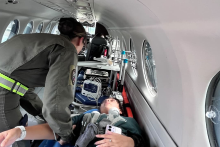 Aeronave King 350 realizó traslado aeromédico de una menor desde Yopal hacia Bogotá 