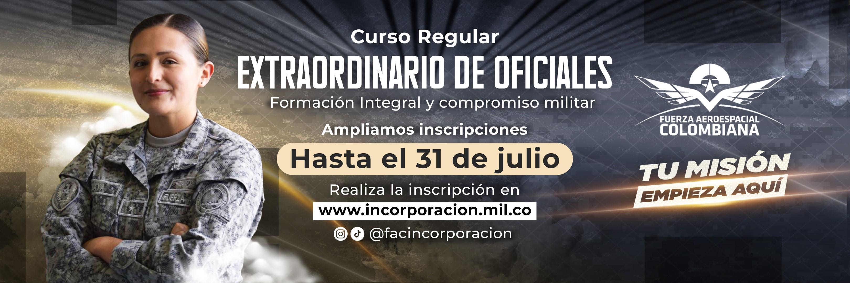 Curso Regular Extraordinario de Oficiales