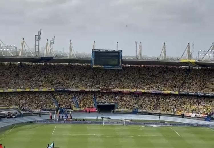 Participación de la Fuerza Aeroespacial Colombiana en el partido Colombia vs. Perú