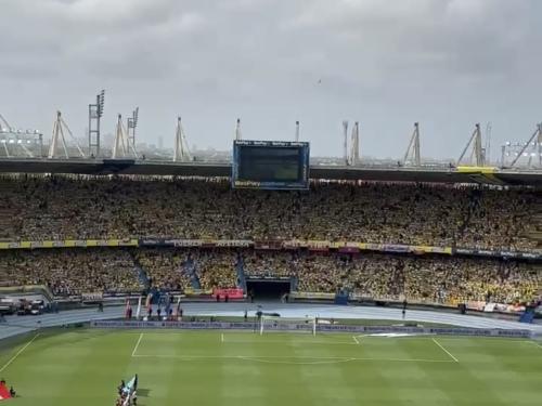 Participación de la Fuerza Aeroespacial Colombiana en el partido Colombia vs. Perú