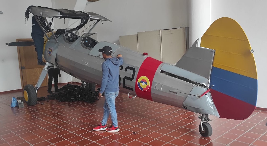 Aeronave Emblemática LLega al Museo Aeroespacial