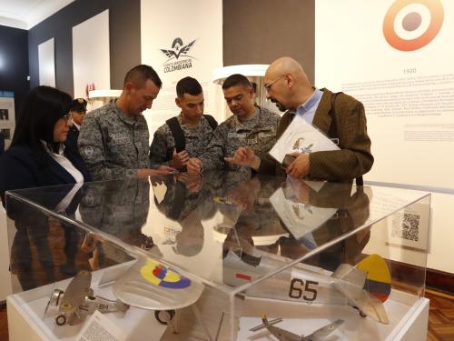eapertura Sala Fuerza Aeroespacial Colombiana del Museo de las Fuerzas Militares de Colombia
