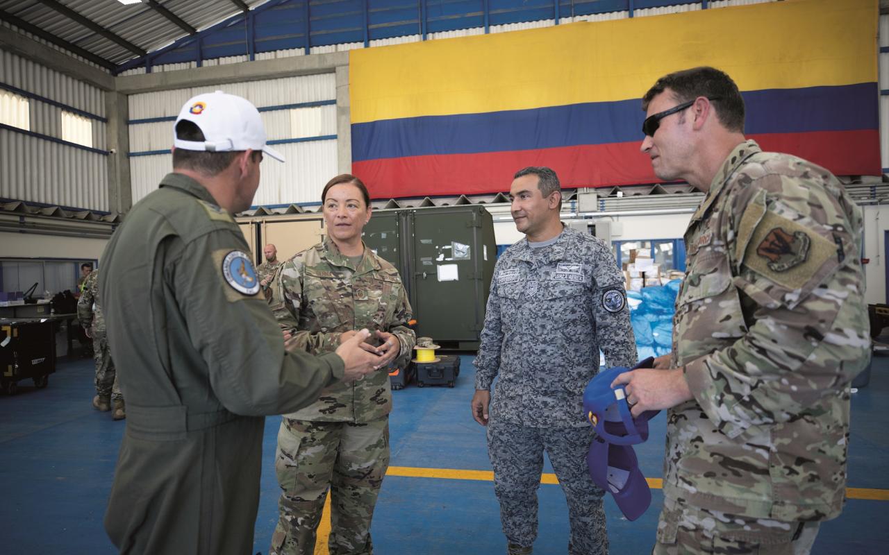 Sargento de la USAF Orgullosamente Colombiana