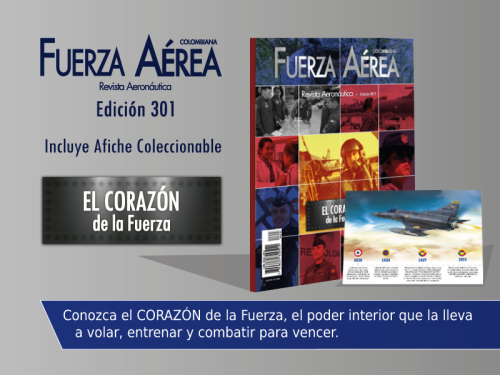 EL CORAZÓN de la Fuerza, Edición 301 de su Revista Aeronáutica